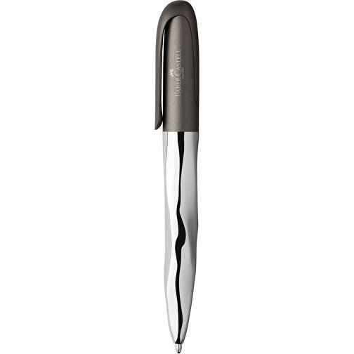 n 'ice pen Metallic Grey Twist action biros, Image 1