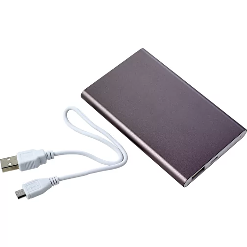 Chargeur en aluminium de 4 000mAh Ezra, Image 2