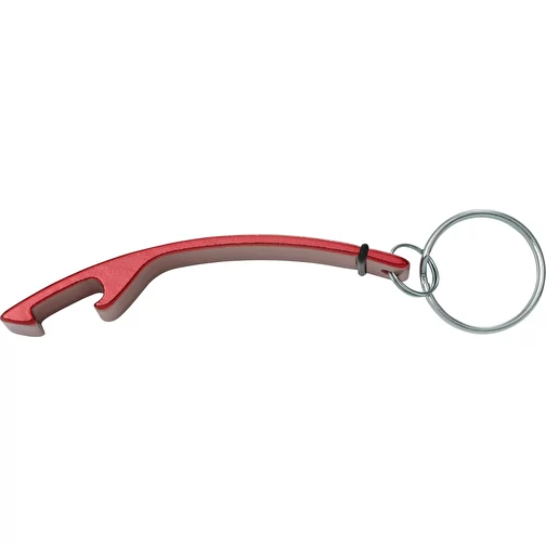 Porte-clés en aluminium avec décapsuleur Amani, Image 2