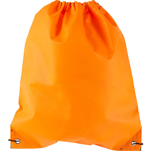 Turnbeutel Aus Nonwoven Nathalie , orange, Non-woven, Polypropyleen, 33,00cm x 40,50cm x 1,30cm (Länge x Höhe x Breite), Bild 2