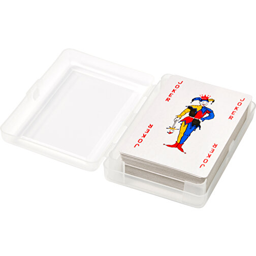 Kartenspiel Ace , rot, PET, Papier 300 g/m², 8,70cm x 1,60cm x 5,70cm (Länge x Höhe x Breite), Bild 2