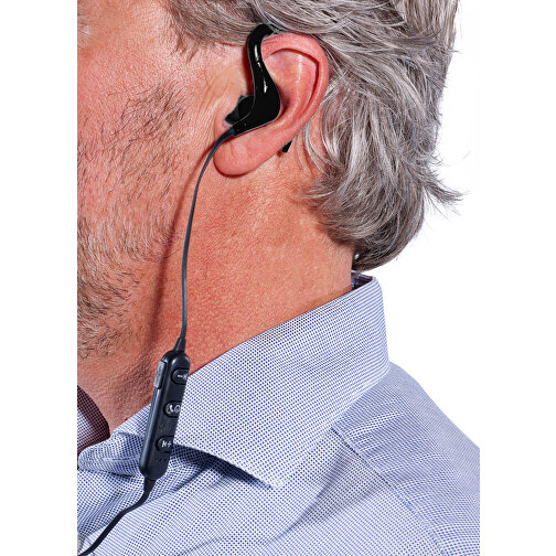 BT-Wireless In-Ear Kopfhörer Flamingo , schwarz, ABS, , Bild 3