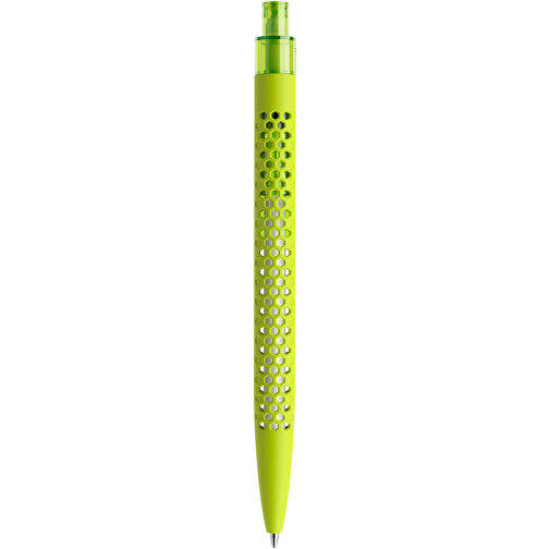 Prodir QS40 Soft Touch PRT Push Kugelschreiber , Prodir, gelbgrün, Kunststoff, 14,10cm x 1,60cm (Länge x Breite), Bild 3