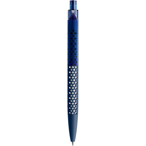Prodir QS40 Soft Touch PRT Push Kugelschreiber , Prodir, sodalithblau, Kunststoff, 14,10cm x 1,60cm (Länge x Breite), Bild 1