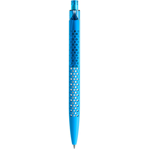 Prodir QS40 Soft Touch PRT Push Kugelschreiber , Prodir, cyanblau, Kunststoff, 14,10cm x 1,60cm (Länge x Breite), Bild 1