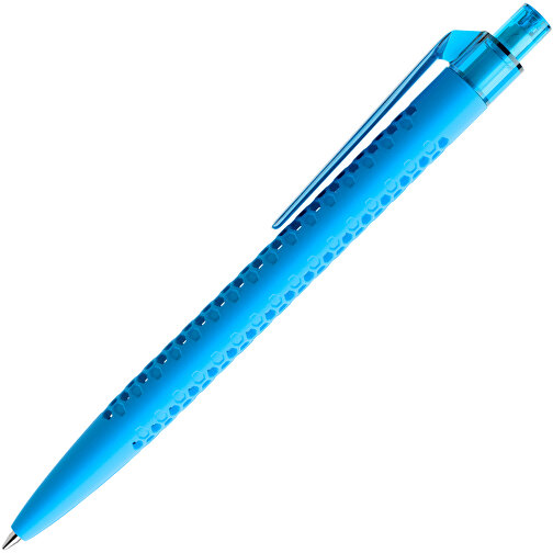 Prodir QS40 Soft Touch PRT Push Kugelschreiber , Prodir, cyanblau, Kunststoff, 14,10cm x 1,60cm (Länge x Breite), Bild 4