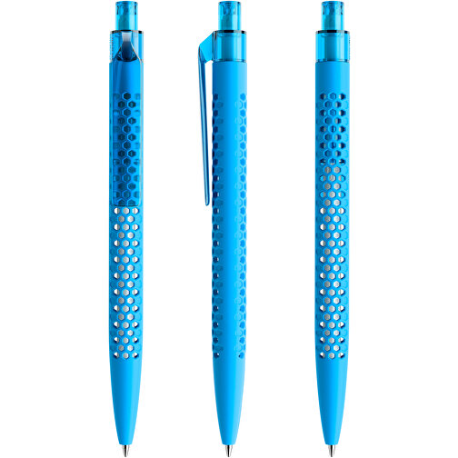 Prodir QS40 Soft Touch PRT Push Kugelschreiber , Prodir, cyanblau, Kunststoff, 14,10cm x 1,60cm (Länge x Breite), Bild 6