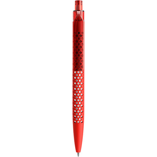 Prodir QS40 Soft Touch PRT Push Kugelschreiber , Prodir, rot, Kunststoff, 14,10cm x 1,60cm (Länge x Breite), Bild 1