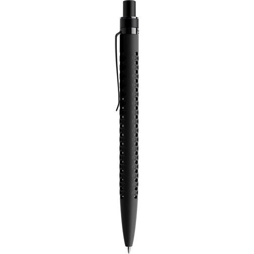 Prodir QS40 Soft Touch PRS Push Kugelschreiber , Prodir, schwarz/schwarz satiniert, Kunststoff/Metall, 14,10cm x 1,60cm (Länge x Breite), Bild 2
