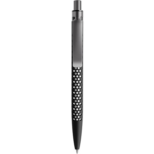 Prodir QS40 Soft Touch PRS Push Kugelschreiber , Prodir, schwarz/graphit satiniert, Kunststoff/Metall, 14,10cm x 1,60cm (Länge x Breite), Bild 1