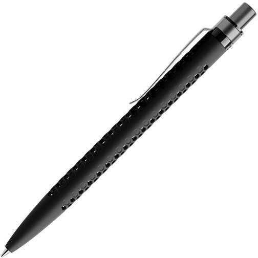 Prodir QS40 Soft Touch PRS Push Kugelschreiber , Prodir, schwarz/graphit satiniert, Kunststoff/Metall, 14,10cm x 1,60cm (Länge x Breite), Bild 4