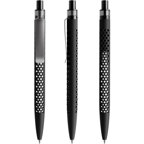 Prodir QS40 Soft Touch PRS Push Kugelschreiber , Prodir, schwarz/graphit, Kunststoff/Metall, 14,10cm x 1,60cm (Länge x Breite), Bild 6