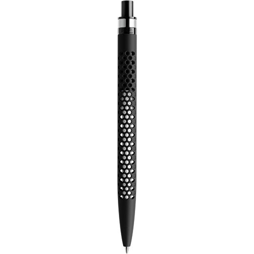 Prodir QS40 Soft Touch PRS Push Kugelschreiber , Prodir, schwarz/silber, Kunststoff/Metall, 14,10cm x 1,60cm (Länge x Breite), Bild 3