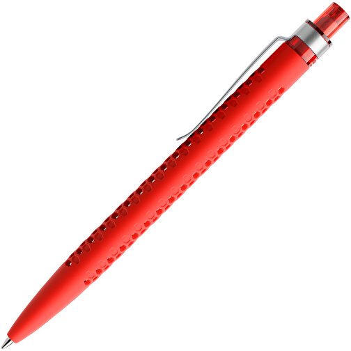 Prodir QS40 Soft Touch PRS Push Kugelschreiber , Prodir, rot/silber, Kunststoff/Metall, 14,10cm x 1,60cm (Länge x Breite), Bild 4
