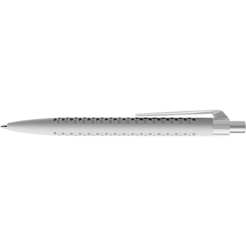 Prodir QS40 Soft Touch PRP Push Kugelschreiber , Prodir, zementgrau/silber satiniert, Kunststoff/Metall, 14,10cm x 1,60cm (Länge x Breite), Bild 5