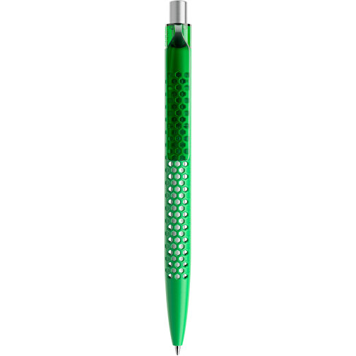 Prodir QS40 PMT Push Kugelschreiber , Prodir, hellgrün/silber satiniert, Kunststoff/Metall, 14,10cm x 1,60cm (Länge x Breite), Bild 1