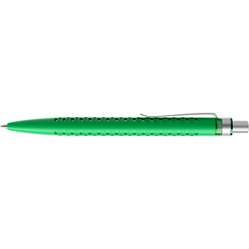 Prodir QS40 PMS Push Kugelschreiber , Prodir, hellgrün/silber satiniert, Kunststoff/Metall, 14,10cm x 1,60cm (Länge x Breite), Bild 5