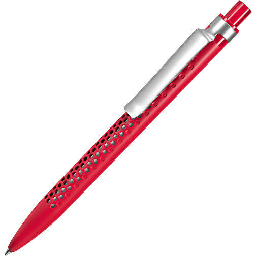 Prodir QS40 PMS Push Kugelschreiber , Prodir, rot, Kunststoff/Metall, 14,10cm x 1,60cm (Länge x Breite), Bild 1