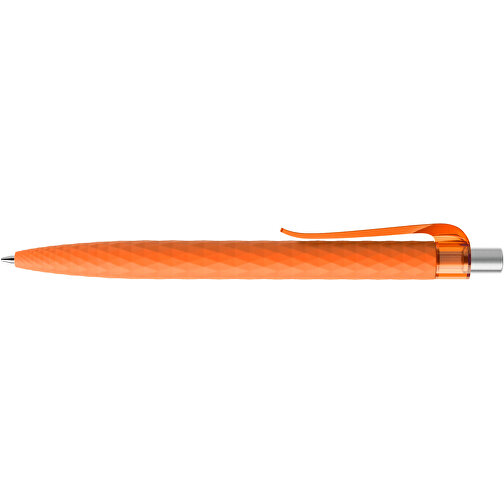 Prodir QS01 PRT Push Kugelschreiber , Prodir, orange/silber satiniert, Kunststoff/Metall, 14,10cm x 1,60cm (Länge x Breite), Bild 5