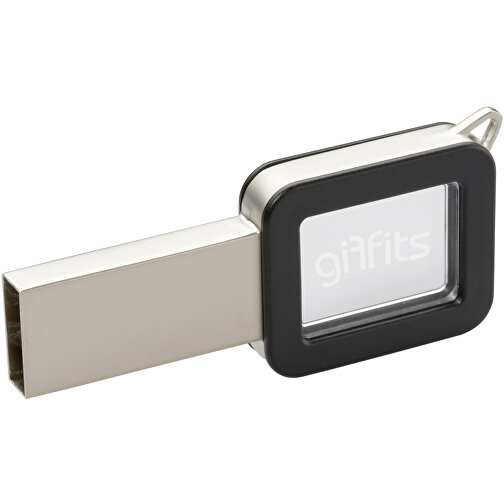 USB-Stick Color Light Up 8GB , Promo Effects MB , schwarz MB , 8 GB , Kunststoff MB , 3 - 10 MB/s MB , 6,00cm x 0,10cm x 3,00cm (Länge x Höhe x Breite), Bild 1