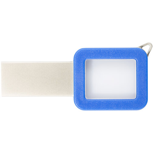 USB-Stick Color Light Up 4GB , Promo Effects MB , blau MB , 4 GB , Kunststoff MB , 3 - 10 MB/s MB , 6,00cm x 0,10cm x 3,00cm (Länge x Höhe x Breite), Bild 2