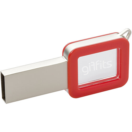 USB-Stick Color Light Up 32GB , Promo Effects MB , rot MB , 32 GB , Kunststoff MB , 3 - 10 MB/s MB , 6,00cm x 0,10cm x 3,00cm (Länge x Höhe x Breite), Bild 1