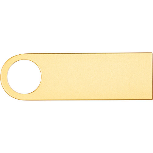 USB-Stick Metall 64GB Bunt , Promo Effects MB , gold MB , 65 GB , Metall MB , 3 - 10 MB/s MB , 3,90cm x 0,40cm x 1,20cm (Länge x Höhe x Breite), Bild 3