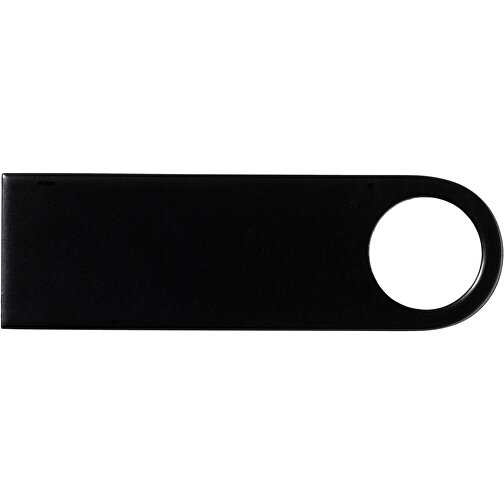 USB-Stick Metall 16GB Bunt , Promo Effects MB , schwarz MB , 16 GB , Metall MB , 3 - 10 MB/s MB , 3,90cm x 0,40cm x 1,20cm (Länge x Höhe x Breite), Bild 2