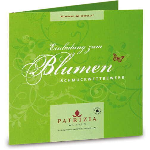 Green-Card Mit Samen - Sommerblumenmischung, 4/0-c , Saatgut, Papier,, 10,00cm x 10,00cm (Länge x Breite), Bild 4