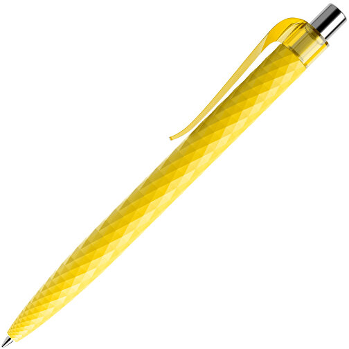 Prodir QS01 PMT Push Kugelschreiber , Prodir, lemon/silber poliert, Kunststoff/Metall, 14,10cm x 1,60cm (Länge x Breite), Bild 4