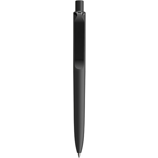Prodir DS8 PSR Push Kugelschreiber , Prodir, schwarz/schwarz satiniert, Kunststoff/Metall, 14,10cm x 1,50cm (Länge x Breite), Bild 1