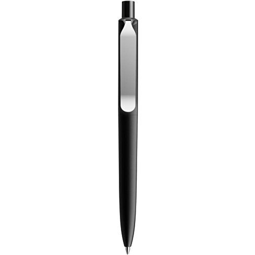 Prodir DS8 PSM Push Kugelschreiber , Prodir, schwarz/silber, Kunststoff/Metall, 14,10cm x 1,50cm (Länge x Breite), Bild 1