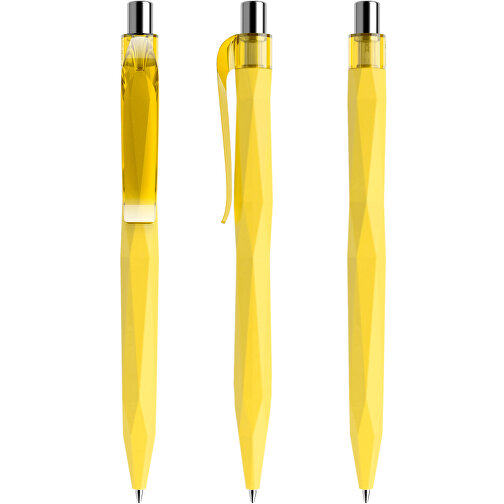Prodir QS20 PRT Push Kugelschreiber , Prodir, lemon / silber poliert, Kunststoff/Metall, 14,10cm x 1,60cm (Länge x Breite), Bild 6