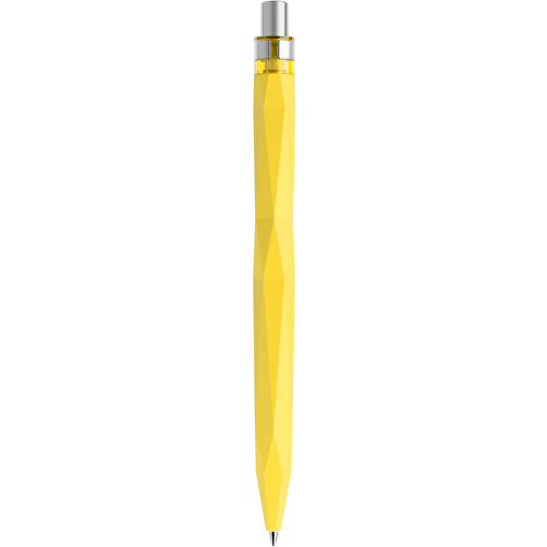 Prodir QS20 Soft Touch PRS Push Kugelschreiber , Prodir, lemon / silber satiniert, Kunststoff/Metall, 14,10cm x 1,60cm (Länge x Breite), Bild 3