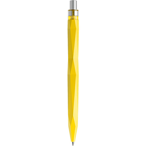 Prodir QS20 PMS Push Kugelschreiber , Prodir, lemon / silber satiniert, Kunststoff/Metall, 14,10cm x 1,60cm (Länge x Breite), Bild 3