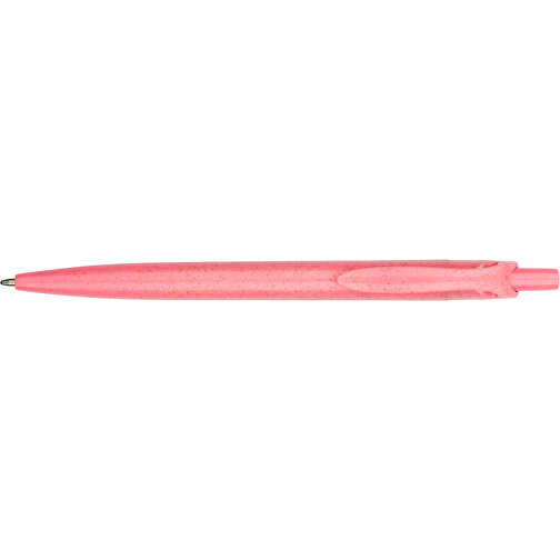 Kugelschreiber Sao Paulo Express , Promo Effects, pink, Weizenstroh, Kunststoff, 13,90cm (Länge), Bild 5