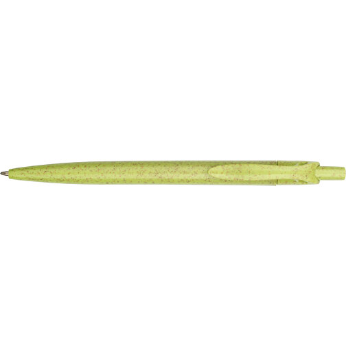 Kugelschreiber Sao Paulo Express , Promo Effects, grün, Weizenstroh, Kunststoff, 13,90cm (Länge), Bild 5