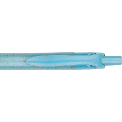 Kugelschreiber Sao Paulo Express , Promo Effects, blau, Weizenstroh, Kunststoff, 13,90cm (Länge), Bild 7