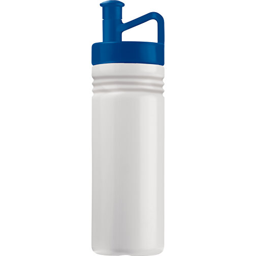 Sportflasche Adventure 500ml , weiß / blau, LDPE & PP, 22,50cm (Höhe), Bild 1