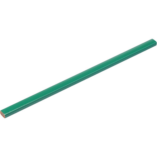 Zimmermannsbleistift , grün, HO, 25,00cm x 0,70cm x 1,00cm (Länge x Höhe x Breite), Bild 1