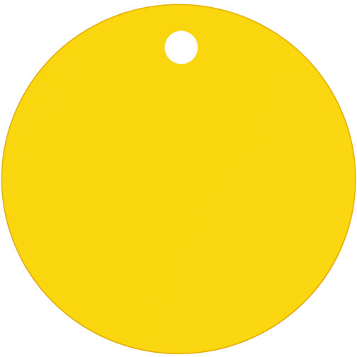 1€-Chip , gelb, ABS, 0,20cm (Höhe), Bild 1