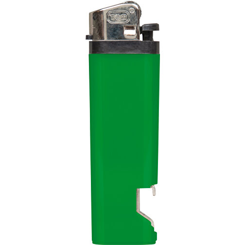 Flint Lighter , grün, ABS, 8,10cm x 1,00cm x 2,40cm (Länge x Höhe x Breite), Bild 1