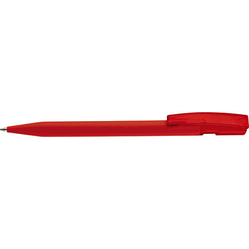 Kugelschreiber Nash Soft-Touch , rot, ABS, 14,50cm (Länge), Bild 3