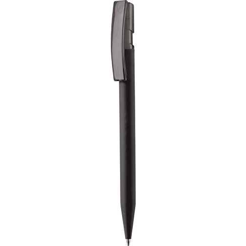 Kugelschreiber Nash Soft-Touch , schwarz, ABS, 14,50cm (Länge), Bild 1
