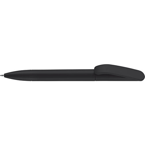 Kugelschreiber Slash Soft-Touch Hergestellt In Deutschland , schwarz, ABS, 14,50cm (Länge), Bild 3