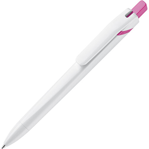 Kugelschreiber SpaceLab , weiss / rosé, ABS, 14,50cm (Länge), Bild 2