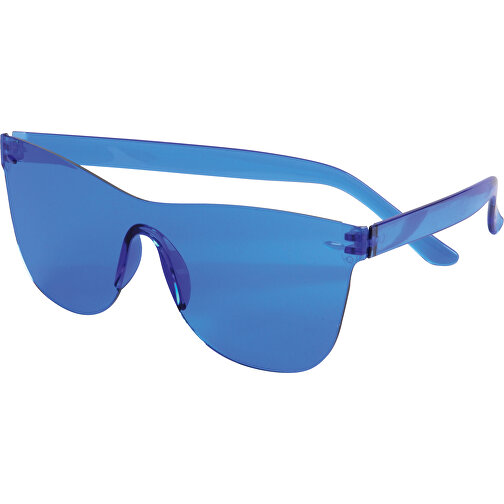 Sonnenbrille TRENDY STYLE , blau, Kunststoff, 1,00cm (Länge), Bild 2