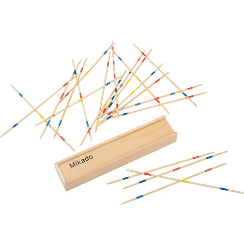 Mikado-Spiel FOCUS , braun, Holz, 19,50cm x 2,40cm x 4,00cm (Länge x Höhe x Breite), Bild 1