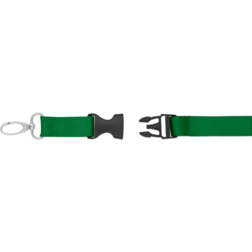 Schlüsselband Basic Oval , Promo Effects, grün, Satin, 105,00cm x 1,90cm (Länge x Breite), Bild 6