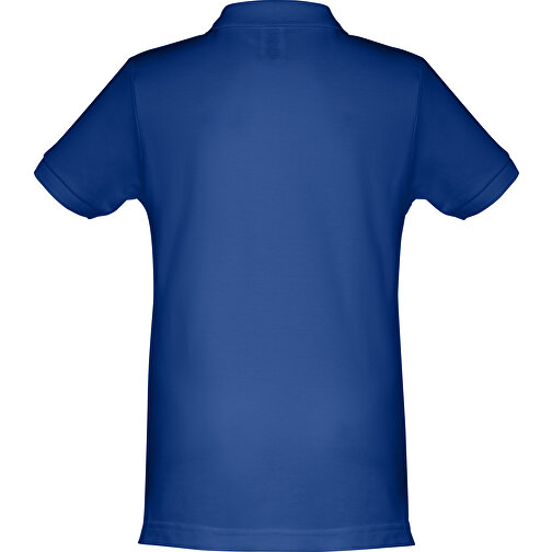 THC ADAM KIDS. Kurzärmeliges Baumwoll-Poloshirt Für Kinder (unisex) , königsblau, 100% Baumwolle, 4, 48,00cm x 34,00cm (Länge x Breite), Bild 2